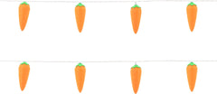 Carrot LED String Lights, Orange, 3.5-foot, 8 Lights