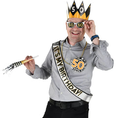Regal 50th Birthday Celebration Party Kit
