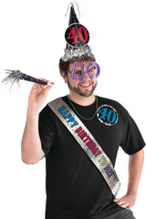 40th Birthday Accessory Kit, 6-pc