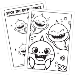 Baby Shark Coloring & Activity Book, 32 Pages, Ages 4+