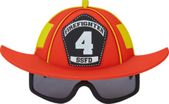 Kids Firefighter Wearable Sunglasses, Red, One Size