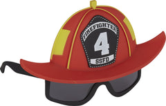Kids Firefighter Wearable Sunglasses, Red, One Size