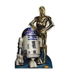 Star Wars R2-D2 & C-3PO Cardboard Standee - 72x45