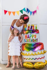 Airloonz Birthday Cake Balloon