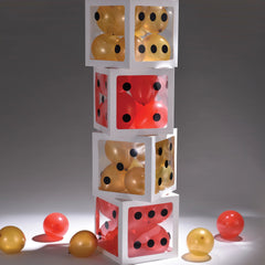 Casino Dice Balloon Blocks Decoration Set - Pack of 2