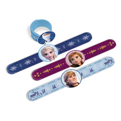 Disney Frozen Slap Bracelets, Blue/Purple, One Size, 4-pk - Case of 48