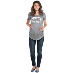 Napping for Two Maternity T-Shirt, Grey, Assorted Sizes - Case of 12
