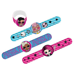 L.O.L Surprise! Slap Bracelets, Blue/Pink, 4-pk - Pack of 2