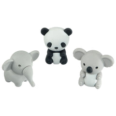 Jungle Animal Eraser Party Favors - Mega Value Pack - Case of 72
