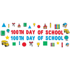 100th Day of School Fun Stickers - 150 Pieces - Pack of 6