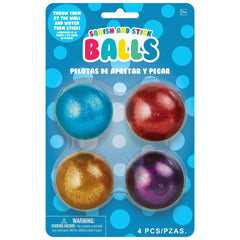 Colorful Sticky Balls Party Favors - 4-ct - Pack of 12