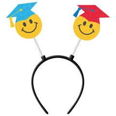 Graduation Happy Face Headbopper - Pack of 2