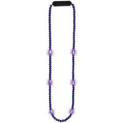 Light-Up Bead Necklace, Purple - Pack of 2