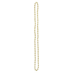 Gold Metallic Bead Necklace, 30 inch - Pack of 12