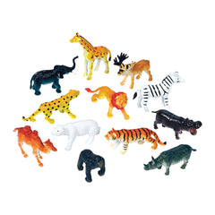 Zoo Animals Favor Toys, Multi-Colored, 36-ct - Case of 24