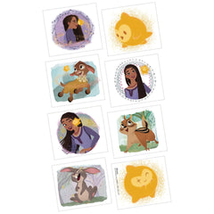 Disney Wish Temporary Tattoos, Purple/Yellow, 8-pk - Pack of 3