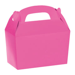 Bright Pink Gable Box for Candy Buffet - Pack of 24