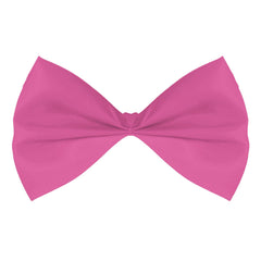 Bright Pink Bow Tie, One Size, Costume Accessory - Pack of 3