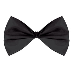 Classic Black Bow Tie Costume Accessory - Pack of 12