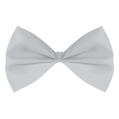 Silver Bow Tie, One Size, Costume Accessory - Pack of 3