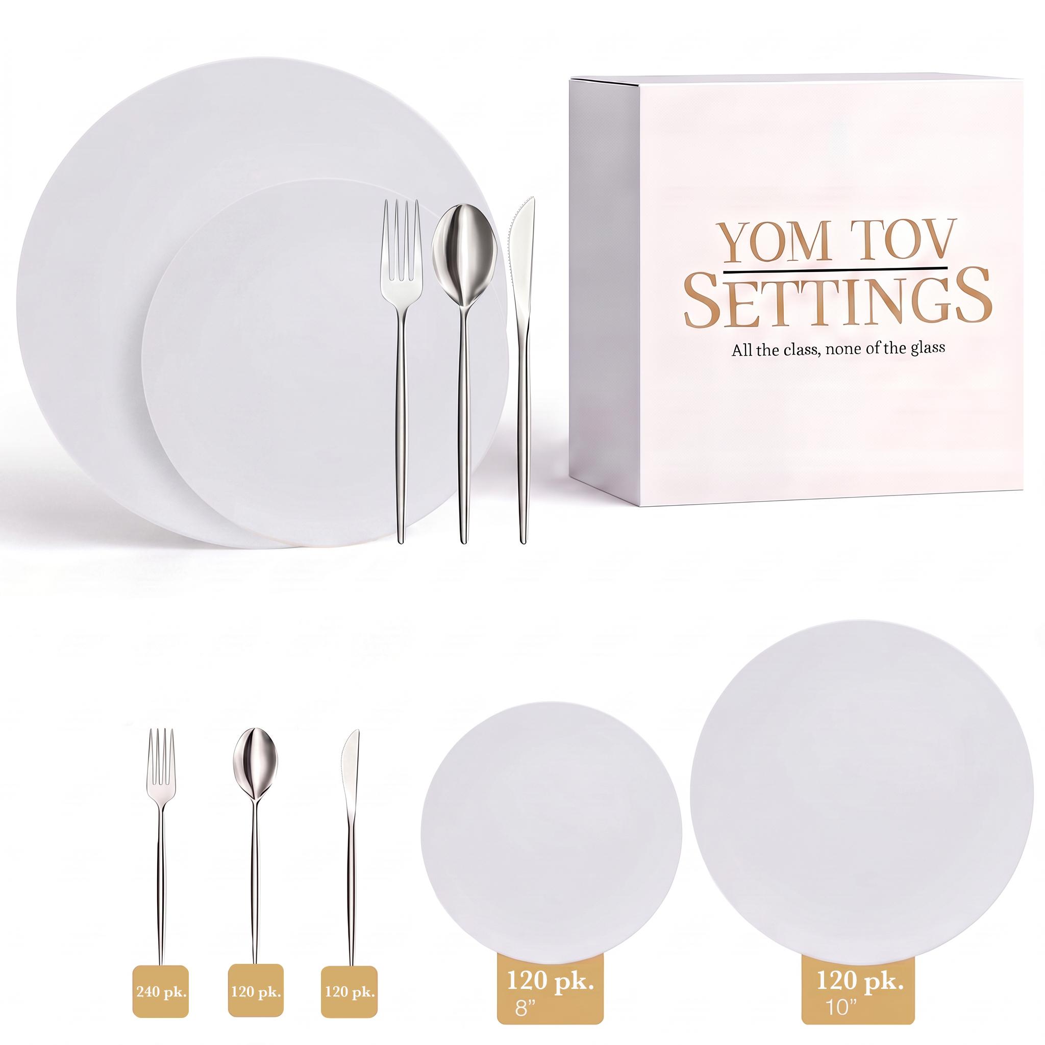 Trend White Deluxe Set | Serves 120