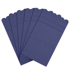 3 Ply Periwinkle Scalloped Dinner Napkins | 800 Count