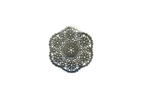 4.5 In. Round Silver Foil Doilies | 160 Count