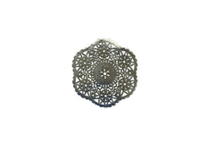 4.5 In. Round Silver Foil Doilies | 160 Count