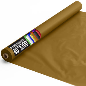 40 In. x 300 Ft. Gold Table Roll