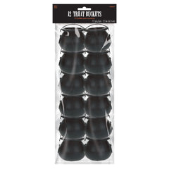 Black Candy Cauldrons, 12-ct - Pack of 6