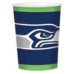 Seattle Seahawks NFL Party Plastic Cup - Pack of 12