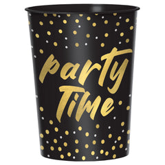 Confetti Party Time Favor Plastic Cup - Pack of 6
