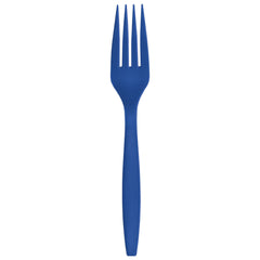 Royal Blue Plastic Forks - 16 Count - Pack of 4