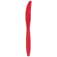 Vibrant Red Plastic Knives - 16-pk - Pack of 4