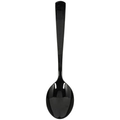 Elegant Black Plastic Serving Spoon - 9.75-inch, 2-ct - Pack of 3