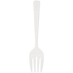 Elegant White Plastic Serving Forks - 9.75-inch, 2-ct - Pack of 12