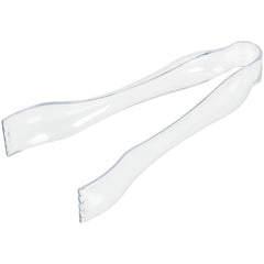 Clear Mini Plastic Tongs - 2 Pack - Pack of 4