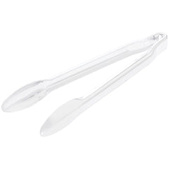 Clear Plastic Tongs, 12-in - Pack of 12