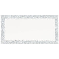 Name Table Glitter Place Cards, Silver, 50-ct, for Wedding/Anniversary - Pack of 6