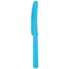 Caribbean Blue Economy Plastic Knives, 20-pk - Pack of 12