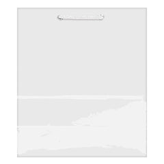 Extra-Large Glossy White Paper Kraft Gift Bag, 12.5 inch - Pack of 6