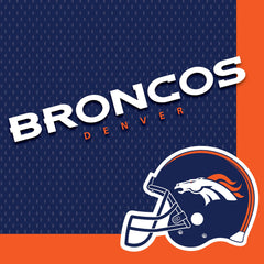 Denver Broncos NFL Lunch Napkins, 36-ct - Case of 48