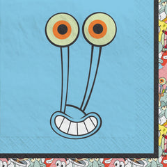 SpongeBob Beverage Napkins - Fun Party Essentials, 16-ct - Pack of 6