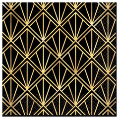 Metallic Hollywood Lunch Napkins, 16-ct - Case of 48