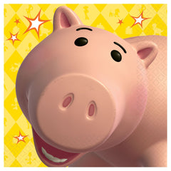 Toy Story Hamm Piggy Lunch Napkins, Yellow/Pink, 6.5-inch, 16-ct - Pack of 2