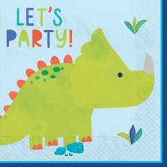 Dino Party Luncheon Napkins, 16ct - Pack of 3