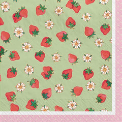 Strawberry Shortcake Birthday Luncheon Napkins, 16-ct - Pack of 2