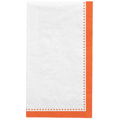 Premium Orange Buffet Guest Towel Napkins, 20-ct - Case of 24