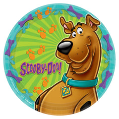 Scooby-Doo 9-inch Round Paper Plates, 8-ct - Pack of 2