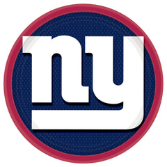 New York Giants 9-inch Round Paper Plates, 8-ct - Pack of 6